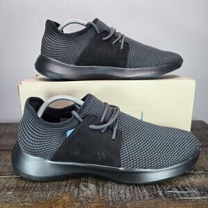 Vessi Everyday Classic Mens Size 11 Waterproof Shoes Sneakers All Black
